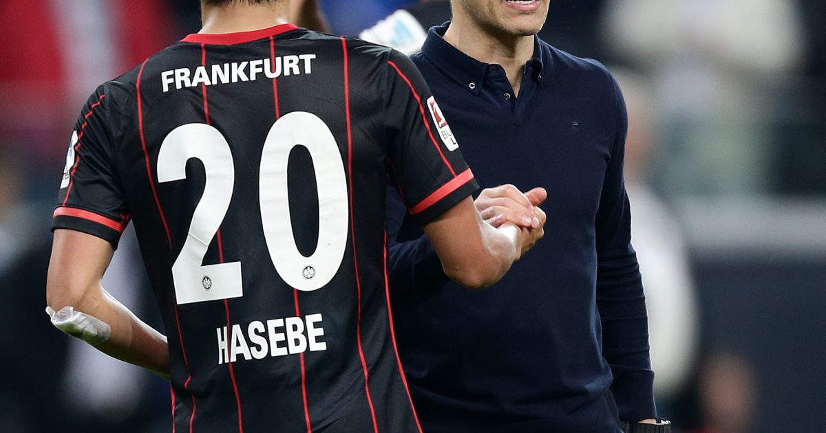Möchten weiterhin miteinander arbeiten. Makoto Hasebe (li.) und Niko Kovac (re.)