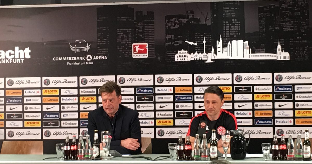 Niko Kovac wirkte sehr entspannt vor dem Kellerduell gegen den SV Werder Bremen.