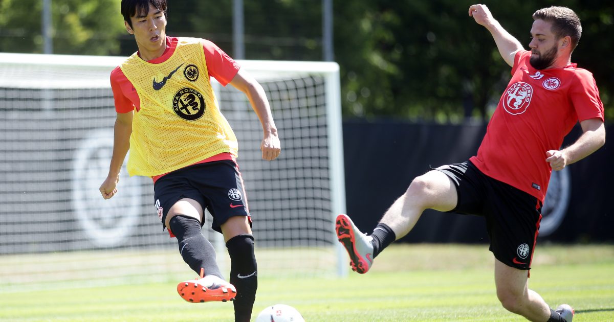 Müssen am Donnerstag aufpassen, dass sie für das Rückspiel nicht gesperrt sind: Hasebe und Stendera.