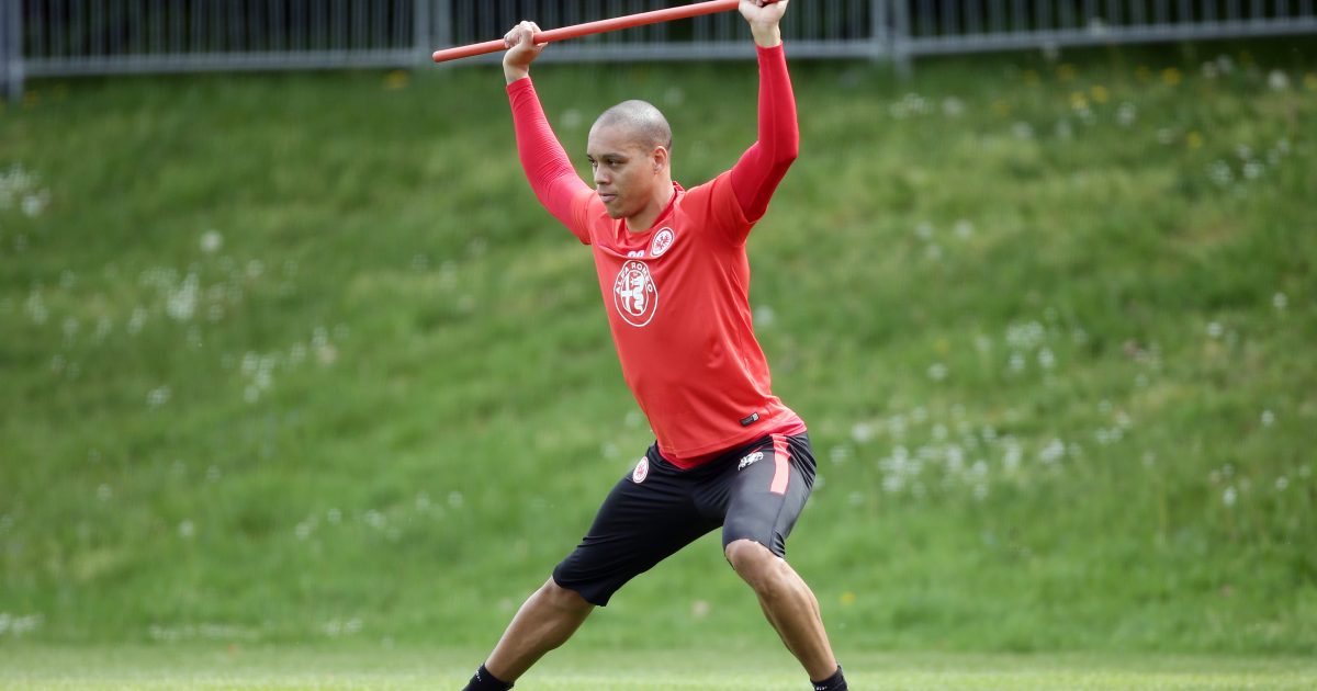 Bamba Anderson absolviert einen Teil der Reha am Stadion. Ob es für mehr langt wird die Zukunft zeigen müssen...