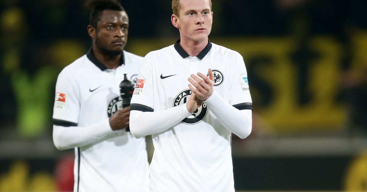 Bei der 1:4-Niederlage in Dortmund im Dezember 2015 wurde Rinderknecht in der 85. Minute eingewechselt. Es blieb sein einziger Bundesligaeinsatz für die SGE.