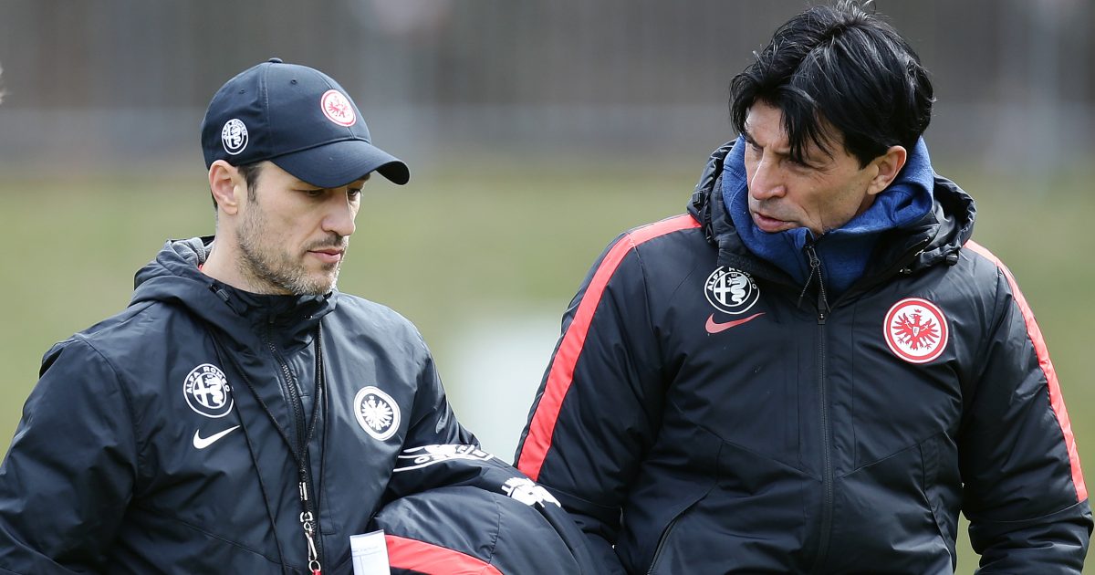 Müssen zusammen mit Fredi Bobic kreativ sein: Niko Kovac und Bruno Hübner.