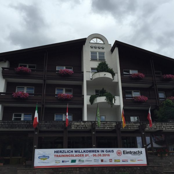 In diesem Hotel war die Mannschaft in den vergangenen fünf Tagen untergebracht.