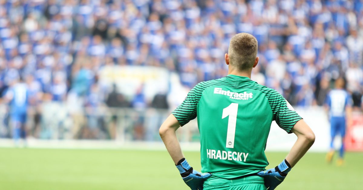 Wurde oft von seinen Kollegen im Stich gelassen und musste diverse brenzlige Situationen entschärfen. Die Nummer 1 Lukas Hradecky.