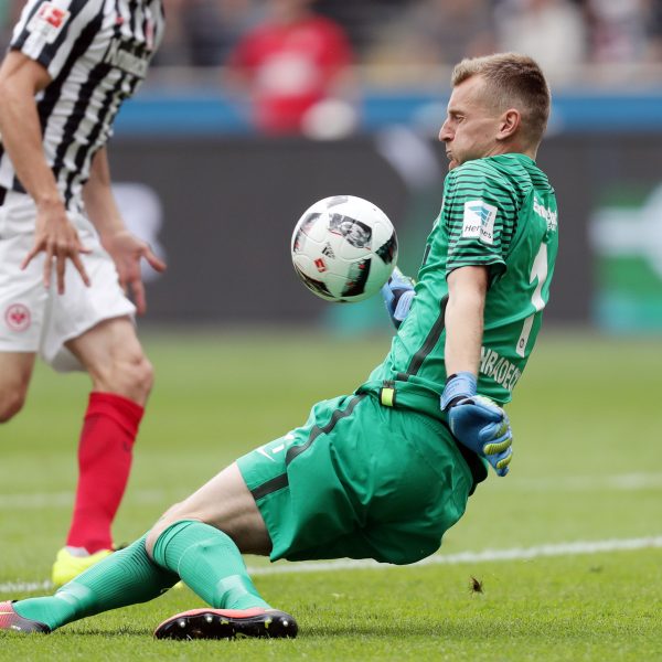 Konnte in 13 Spielen fünf Mal die Null halten: Lukas Hradecky 