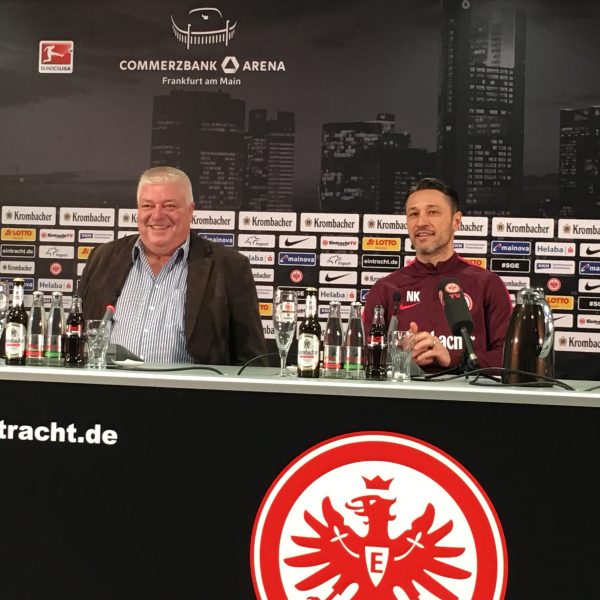 Niko Kovac ist sehr zufrieden mit der Entwicklung von Eintracht Frankfurt.