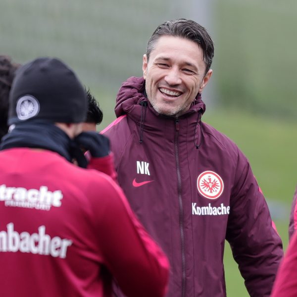 Eintracht-Trainer Niko Kovac ist zufrieden mit dem ersten Drittel der Saison. 
