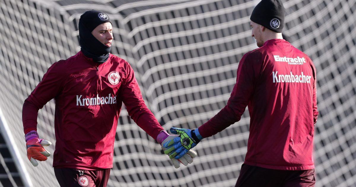 Nicht nur Rivalen, sondern auch Freunde: Lindner (li.) und Hradecky (re.).