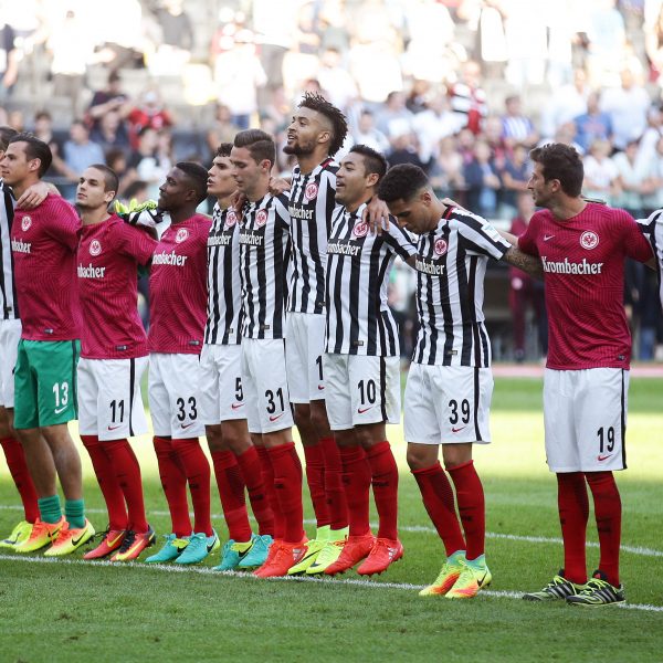 Ein oft gesehenes Bild im dritten Quartal des Eintracht-Jahres: Jubelnde SGE-Profis. 