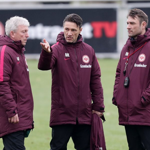 Armin Niko Kovac und seine Co-Trainer Armin Reutershahn und Robert Kovac arbeiten eng zusammen.