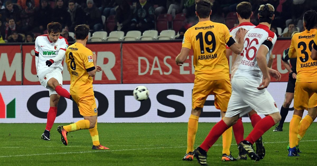 Dong Wong Ji trifft zzum 1:1-Ausgleich (Foto: imago/Jan Huebner)