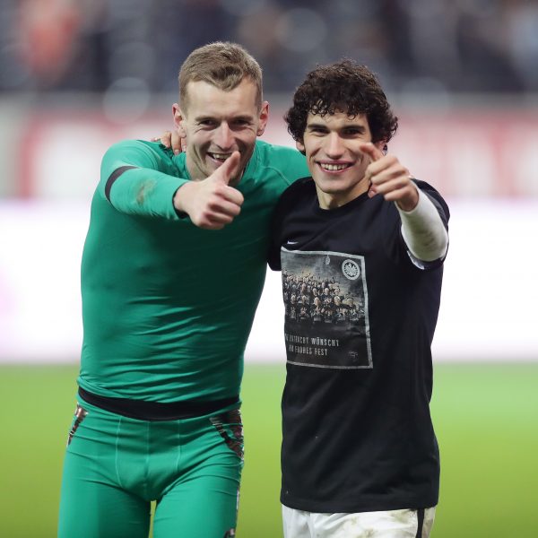 Lukas Hradecky und Jesús Vallejo belegen derzeit Platz 1 und 2 in der SGE4EVER.de-Spielerbenotung.