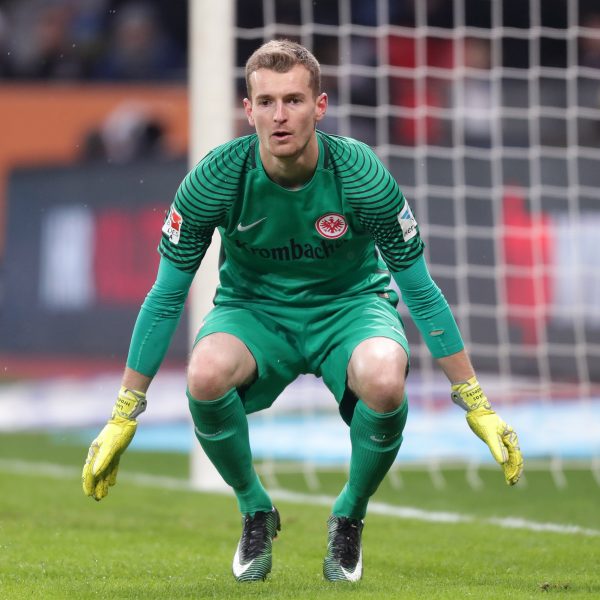 Lukas Hradecky hütet seit Sommer 2015 das Tor der Eintracht.