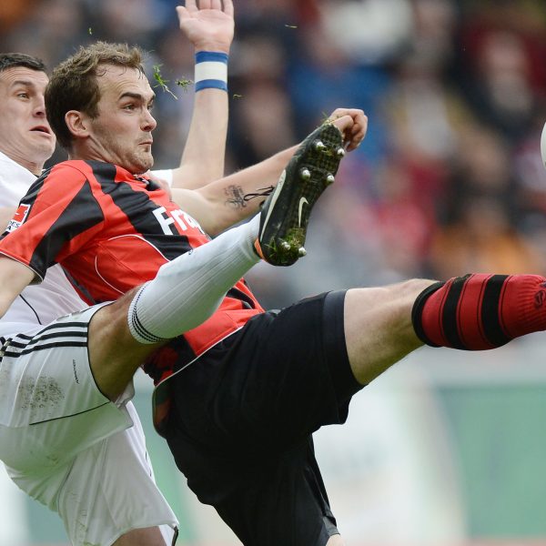 Erwin Hoffer tat sich mit der Eintracht schon in der 2. Liga gegen Ingolstadt schwer.