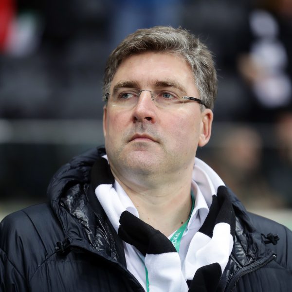 Eintracht-Vorstand Axel Hellmann hat den Stadion-Ausbau fest im Blick.