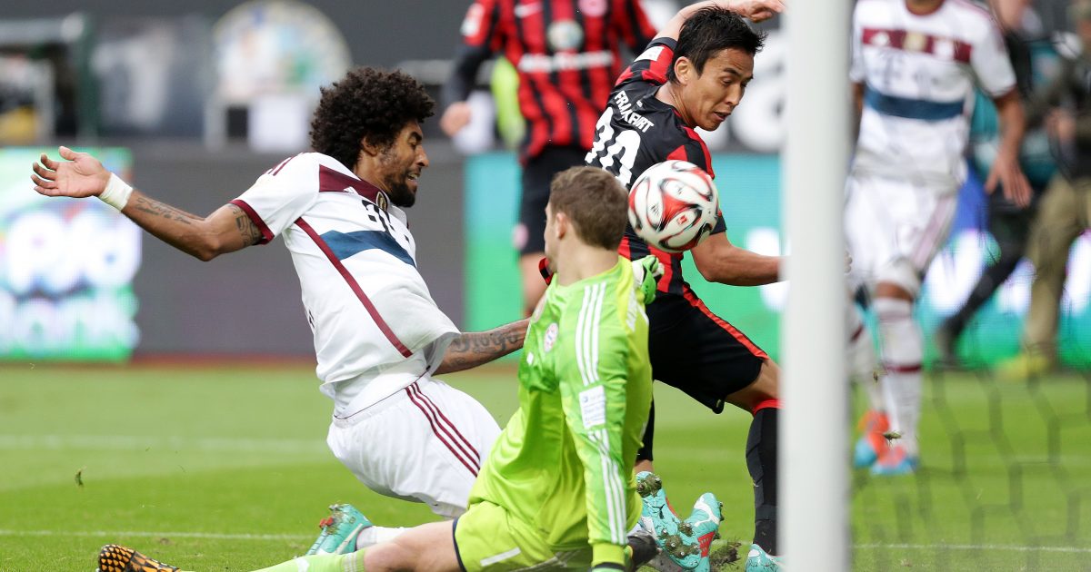 Manuel Neuer (r.) und Makoto Hasebe werden auch morgen aufeinandertreffen.
