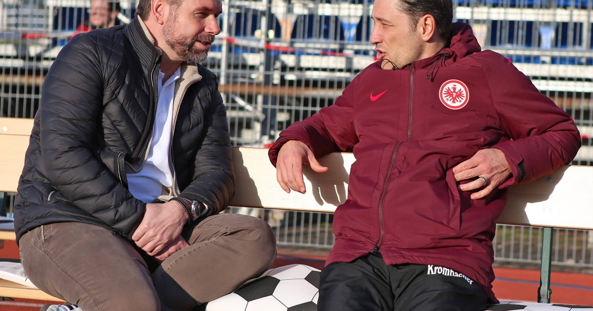 Bernd Hollerbach (li.) und Niko Kovac (re.) kennen sich aus gemeinsamen HSV-Zeiten. (Foto: Imago/Jan Huebner)
