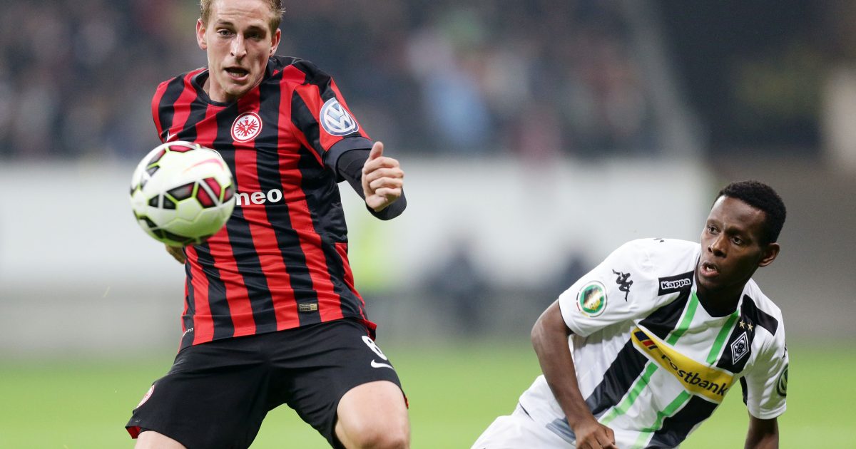  Bastian Oczipka (l.) und Ibrahima Traoré waren schon beim letzten Pokalspiel zwischen Frankfurt und Mönchengladbach dabei.