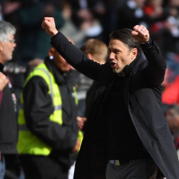 Hatte endlich mal wieder Grund zum Jubeln: Niko Kovac. (Bild: imago/Jan Huebner)