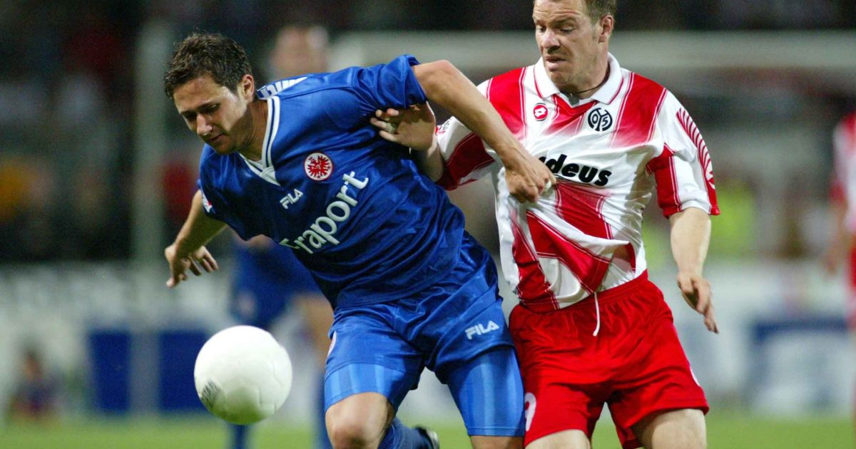 Der junge Albert Streit im Duell mit Christoph Babatz.