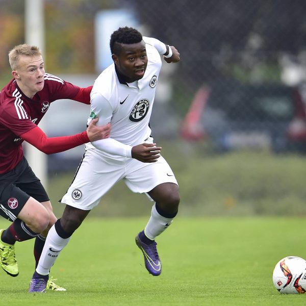  Nelson Mandela Mbouhom soll nächste Saison für die Profis stürmen. Eine Bestätigung seitens der Eintracht steht allerdings noch aus. (Foto: Imago/Zink).