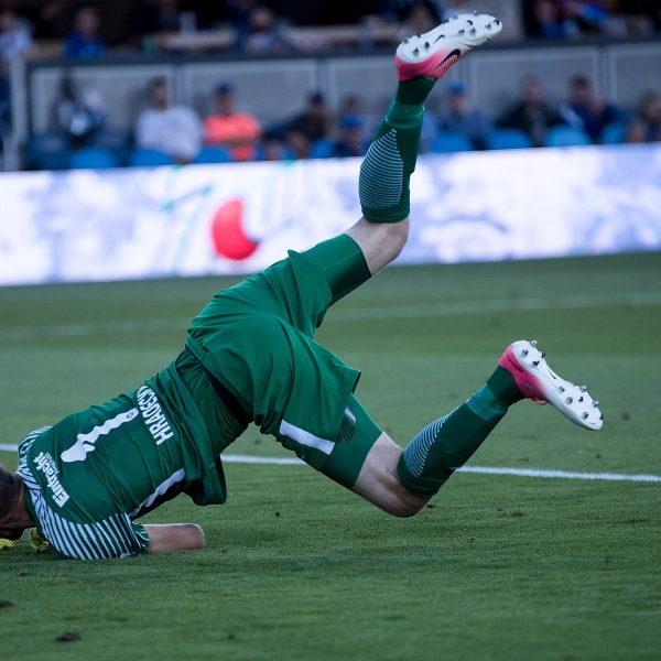  Hradecky hatte gegen Columbus mehr zu tun als ihm lieb war. (Bild: Imago, ZUMA Press)