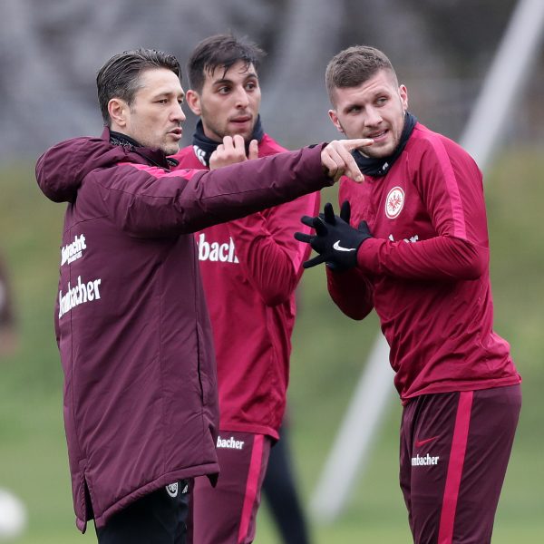  Niko Kovac arbeitete schon mehrfach mit Ante Rebic zusammen.