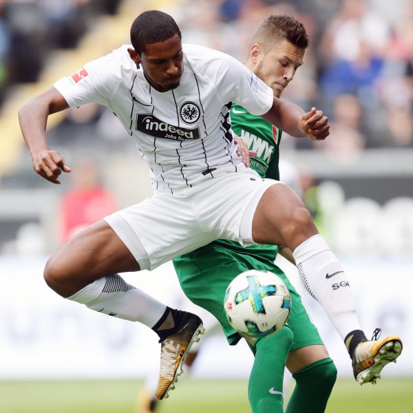 Auch Stürmer Sébastien Haller konnte die Niederlage gegen Augsburg nicht verhindern.