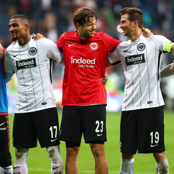  Kevin-Prince Boateng, David Abraham und Marco Russ - drei Führungsspieler, aber nur eine Kapitänsbinde. (Bild: imago/Bielefeld)