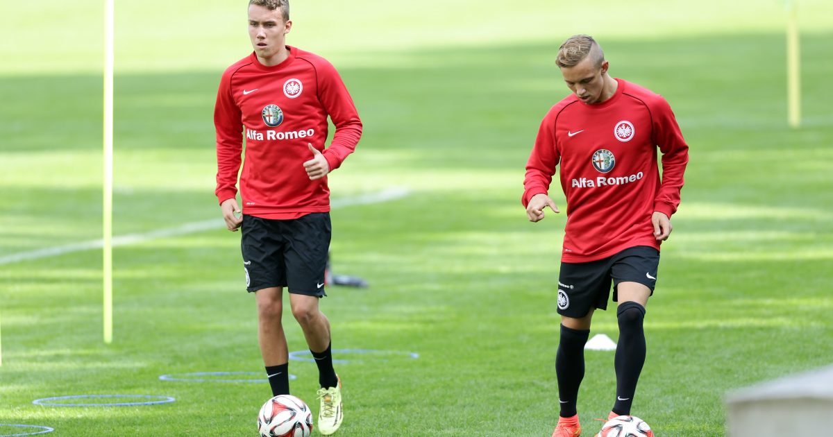 Luca Waldschmidt und Sonny Kittel wurden am Riederwald ausgebildet.