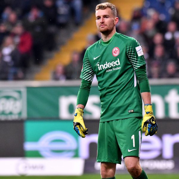  Traf beim einzigen Treffer keine Mitschuld -Torwart Hradecky (Foto: imago/Revierfoto)