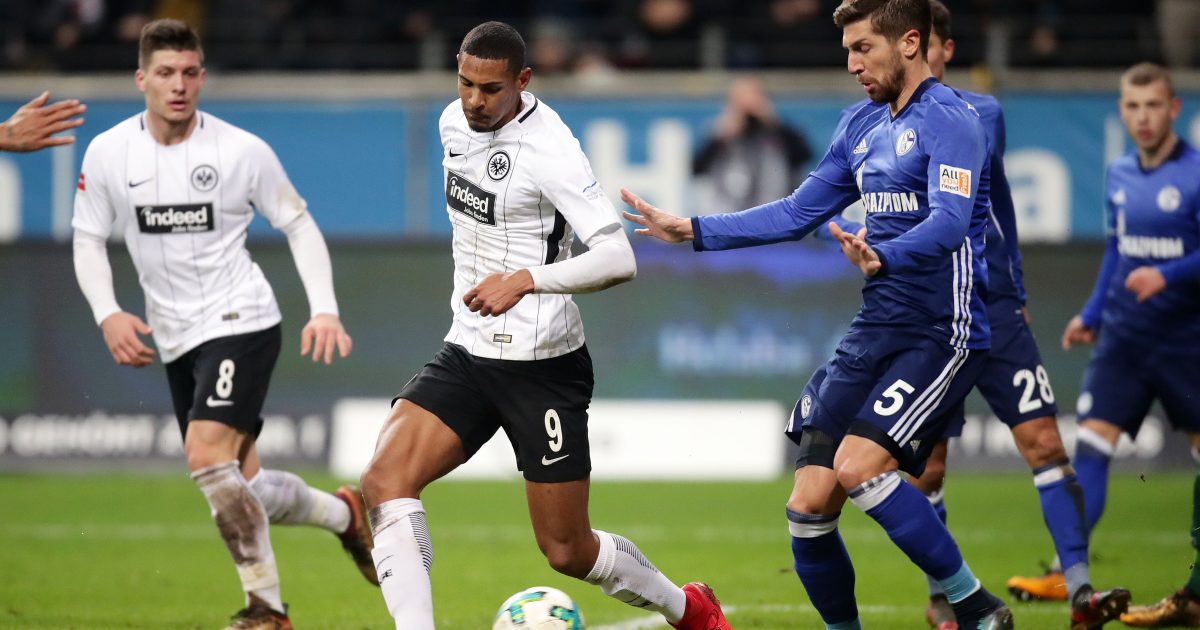  Sebastien Haller ist bei der Eintracht der Mann für die besonders schönen Tore: Beim 2:2 gegen den FC Schalke 04 glänzte der Stürmer mit einem Tor per Hacke.