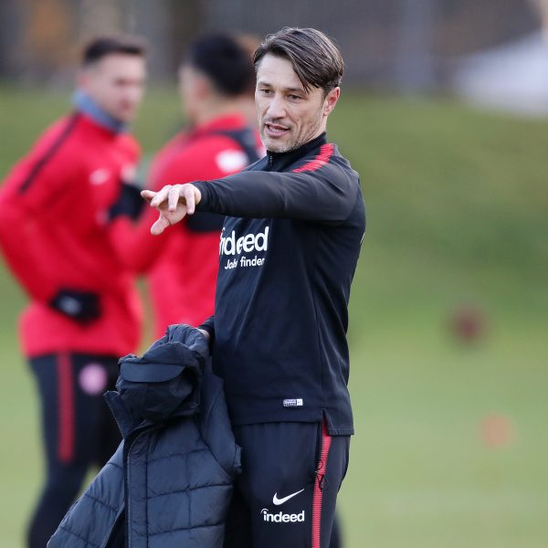  Hat eine gute Trainingswoche gesehen und sieht seine Mannschaft gewappnet für das Verfolgerduell gegen Mönchengladbach: Eintracht-Trainer Niko Kovac.