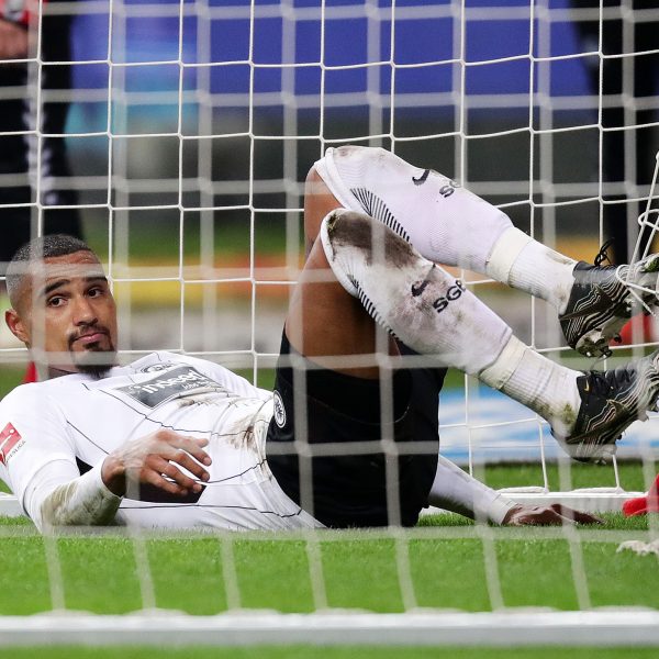  Kevin-Prince Boateng landete bei seiner riesen Chance im Tor - der Ball wollte allerdings einfach nicht ins Tor.