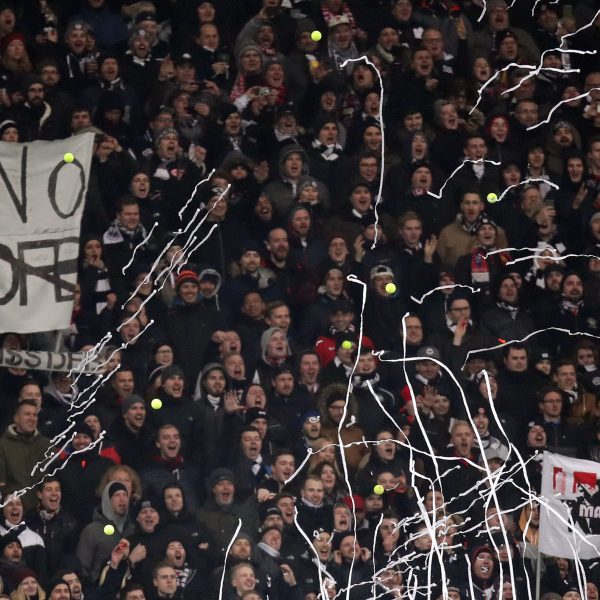  Der nach Spielende vom Zaun gestürzte Adler-Fan ist nicht mehr in Lebensgefahr.
