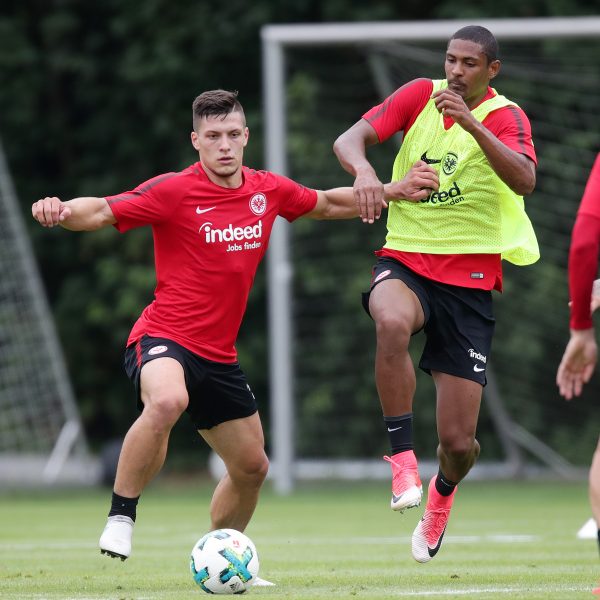  Luka Jovic und Sebastien Haller kamen in der 