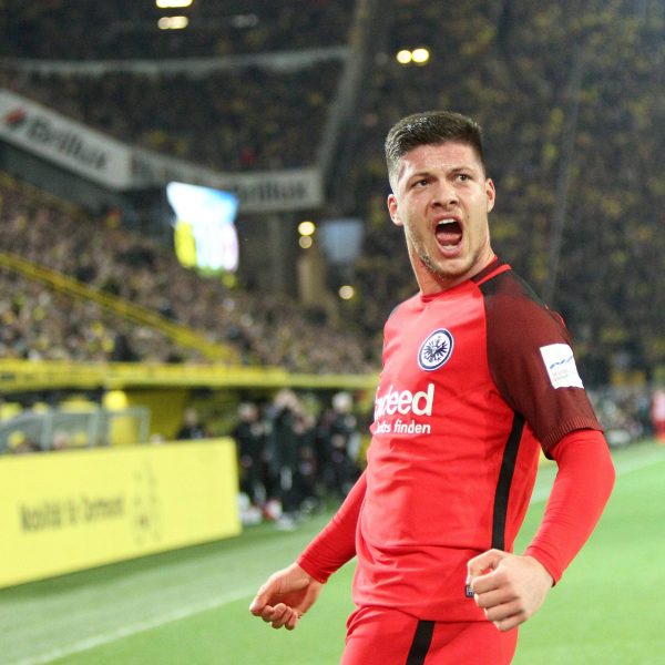  Luka Jovic brachte die Eintracht mit dem zwischenzeitlichen 1:1 zurück und sorgte für eine deutliche Belebung des Spiels. (Bild: imago/Eibner)
