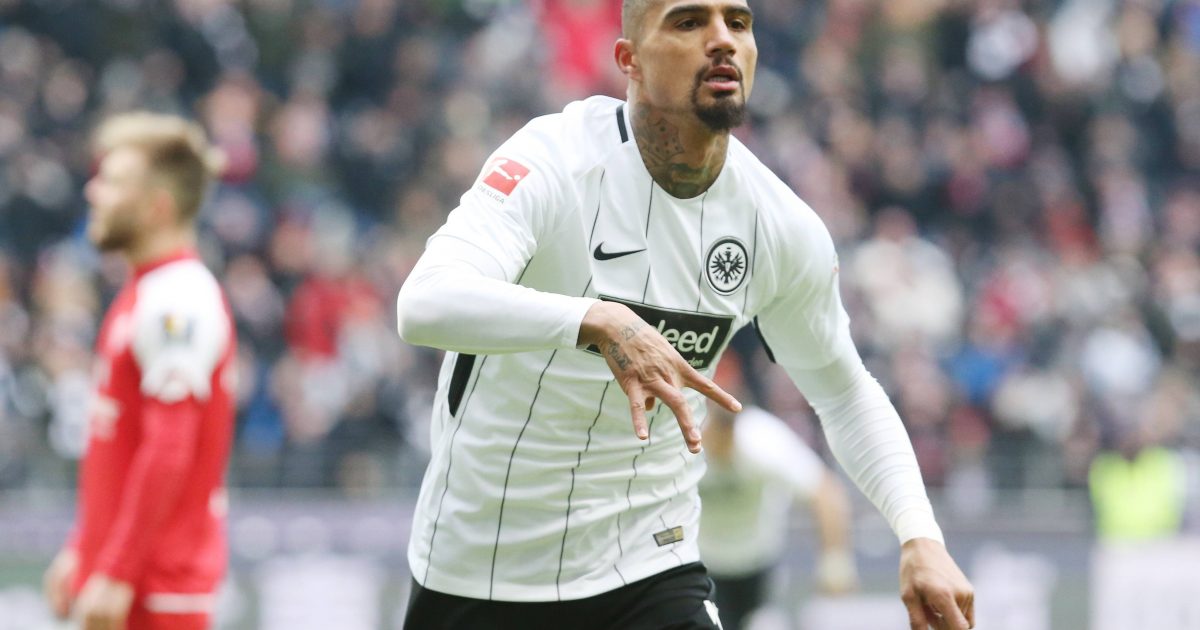 Kevin-Prince Boateng traf bereits zum sechsten Mal für die SGE. (Bild: imago/Eibner)