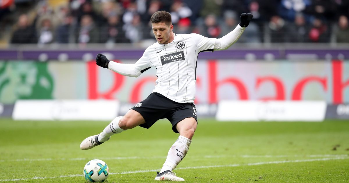 Luka Jovic war wohl in einen Autounfall verwickelt, er ist aber wohlauf.