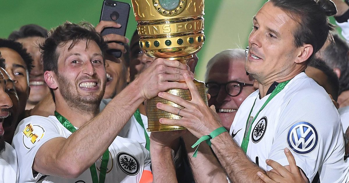  Kapitäne unter sich: David Abraham (li.) und Alex Meier. (Bild: imago/Nordphoto)