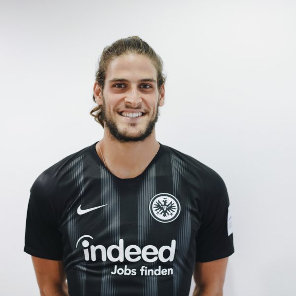  Goncalo Pacienca freut sich auf die Stimmung im Waldstadion. Foto: Eintracht Frankfurt