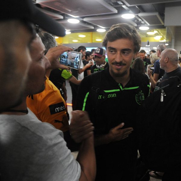 Francisco Geraldes - hier noch im Trikot seines alten Arbeitgebers Sporting Lissabon - soll noch in dieser Woche in Frankfurt vorgestellt werden. Foto: Imago/GlobalImagens