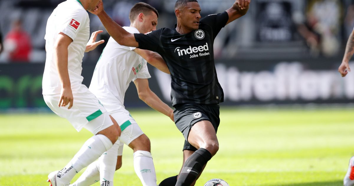 Sebastién Haller erzielte für die Hessen per Strafstoß den zwischenzeitlichen Ausgleich gegen Werder.