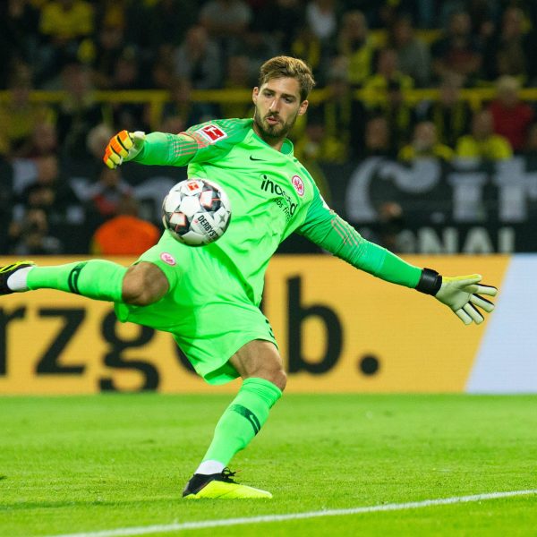  Kevin Trapp sah eine ordentliche Partie seiner Mannschaft, obgleich das Ergebnis für die Frankfurter nicht zufriedenstellend war. (Foto: imago/Jan Hübner)