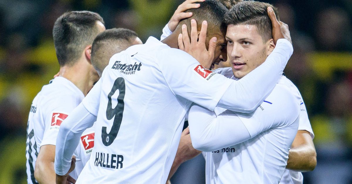  Sie können es auch zusammen: Sebastién Haller und Luka Jovic bildeten gegen Leipzig die Frankfurter Doppelspitze. (Foto: Imago/Eibner)