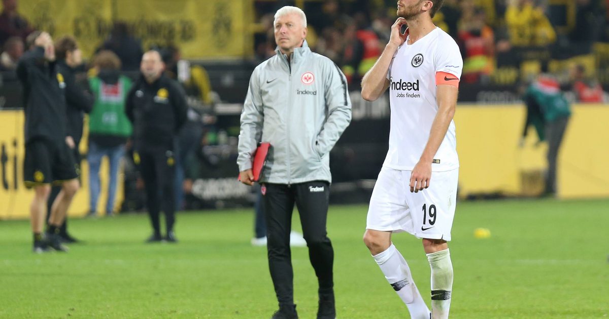 Große Enttäuschung nach dem Spiel bei David Abraham. Lange sah es so aus, als könnte man vielleicht doch einen Punkt aus Dortmund entführen. (Foto: imago/osnapix)