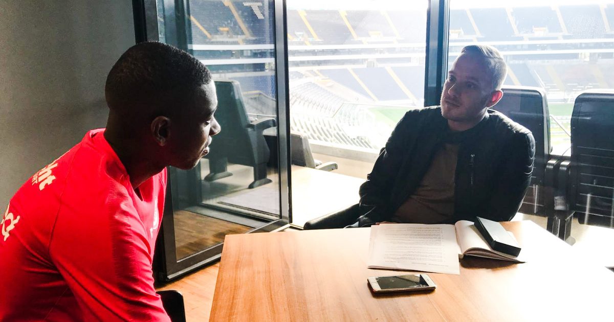  Gelson Fernandes im Gespräch mit SGE4EVER.de-Redakteur Benjamin Heinrich.