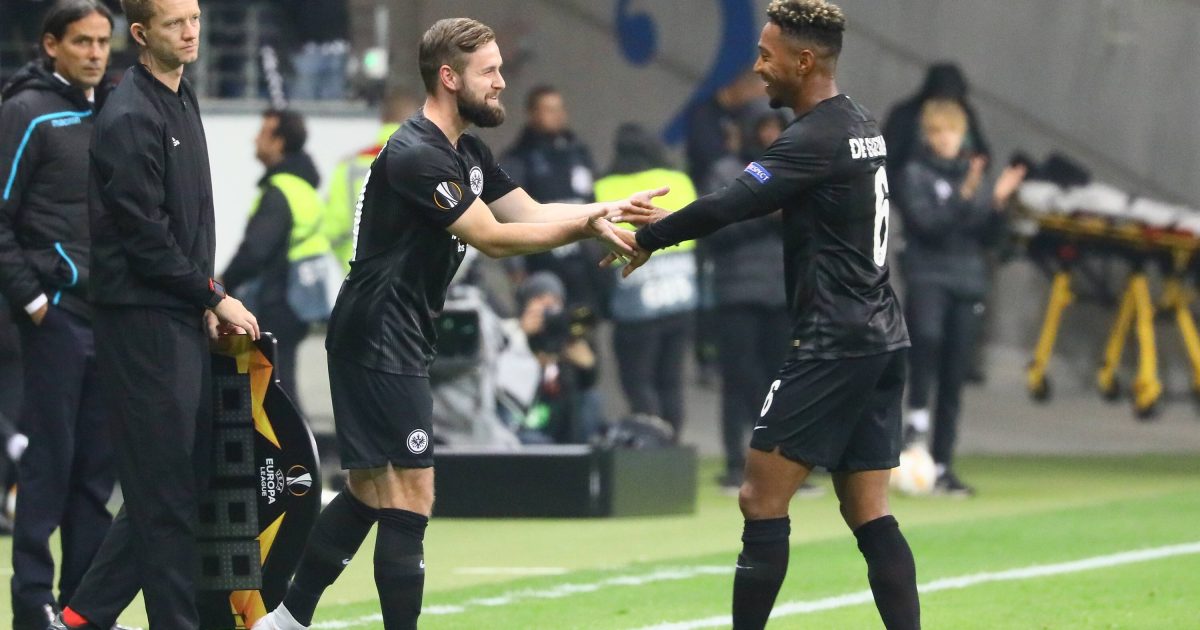  Marc Stendera und Jonathan de Guzman strahlen beim Comeback des 22-Jährigen. (Foto: imago/Schüler)