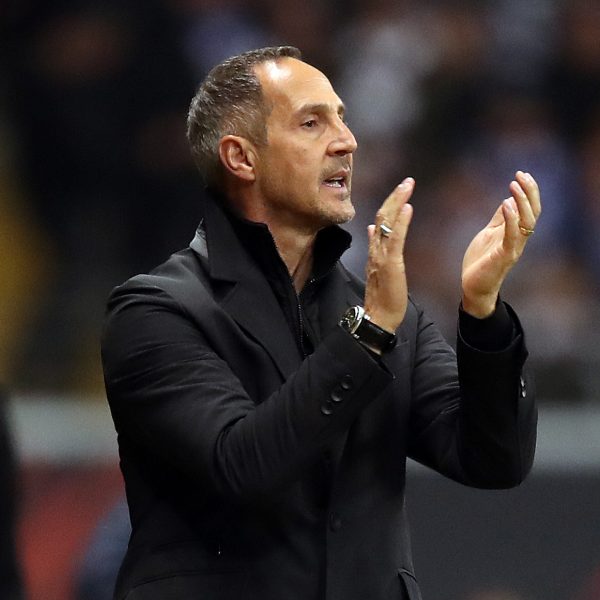  Adi Hütter konnte mit der Eintracht bisher noch nie gegen Hertha BSC gewinnen. (Foto: Rhode)