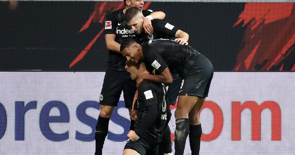 Die Eintracht hatte auch beim 3:0-Heimsieg gegen Schalke 04 wieder Grund zum Jubeln.